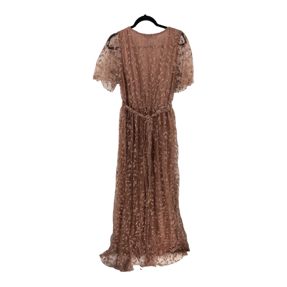 Baltic Born Mauve Lace Wrap Maxi Dress - Picture 5 of 13